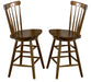 Liberty Furniture Creations II 24 Inch Copenhagen Barstool in Tobacco Finish (Set of 2) image