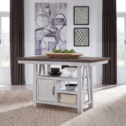 Farmhouse Gathering Table in White/Oak image