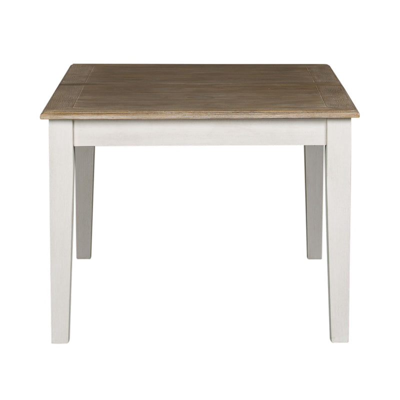 Summerville Rectangular Leg Table in White