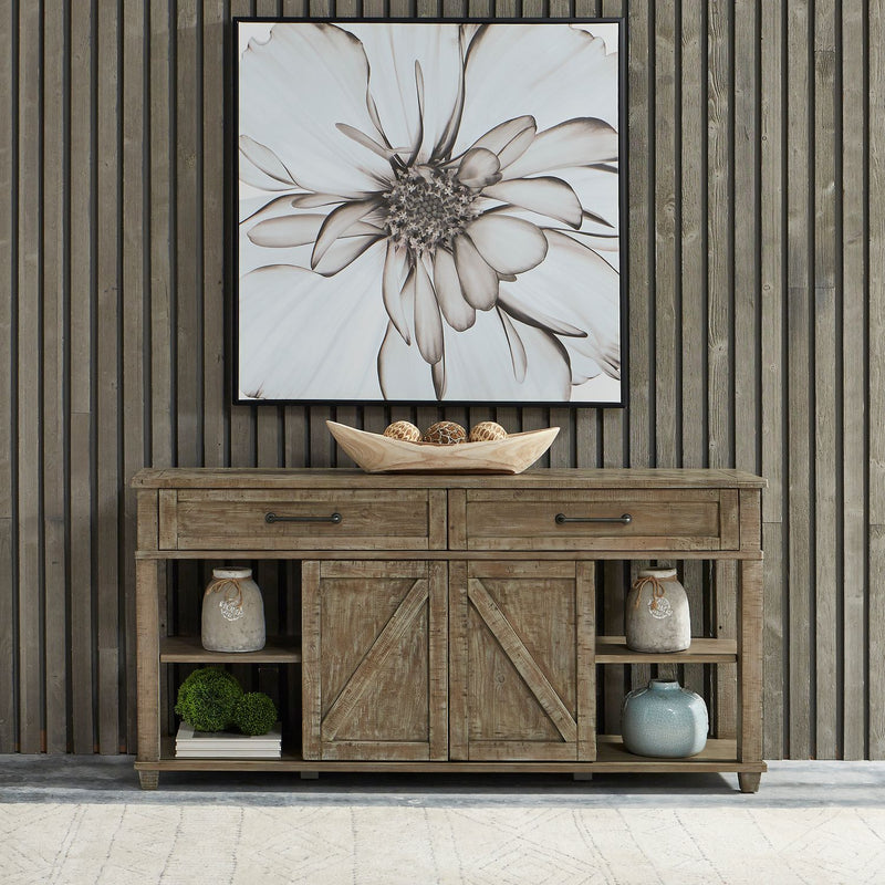 Liberty Parkland Falls Sofa Table in Weathered Taupe image