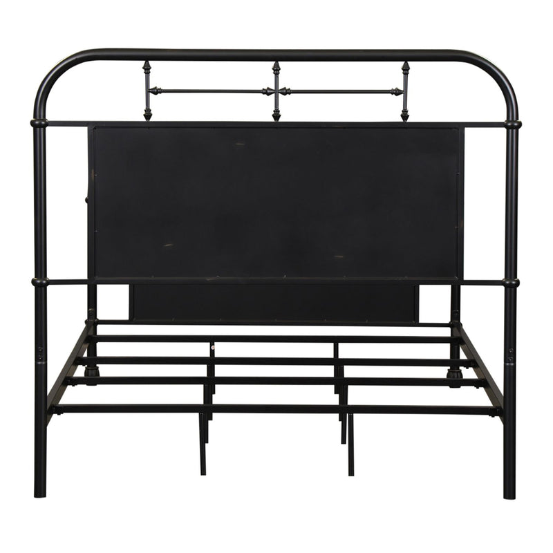 Vintage Series Full Metal Bed in Black