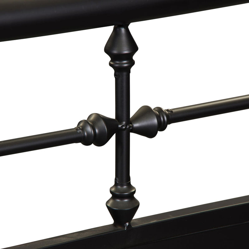 Vintage Series Full Metal Bed in Black