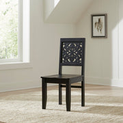 Trellis Lane Accent Chair in Black EST SHIP TIME APPX 4 WEEKS image