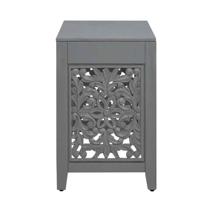 Liberty Furniture Trellis Lane Accent Writing Desk in Grey EST SHIP TIME APPX 4 WEEKS