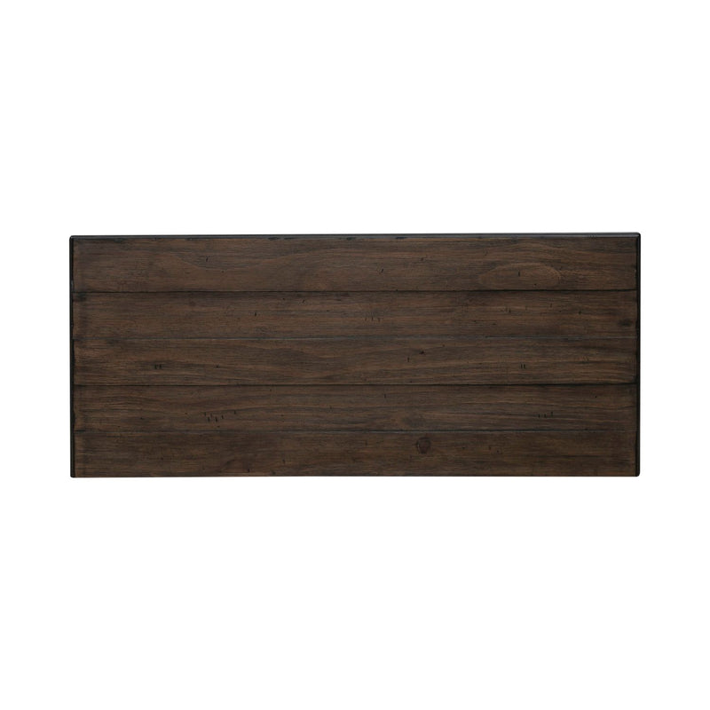 River Place 6 Drawer Chest in Riverstone White and Tobacco