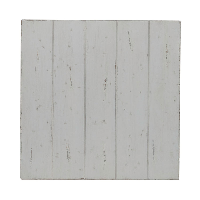 River Place Console Stool in Riverstone White & Tobacco