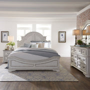 Magnolia Manor Queen Panel Bed, Dresser & Mirror, Night Stand image