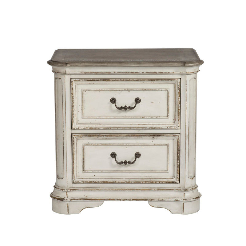 Magnolia Manor Queen Uph Bed, Dresser & Mirror, Chest, Night Stand