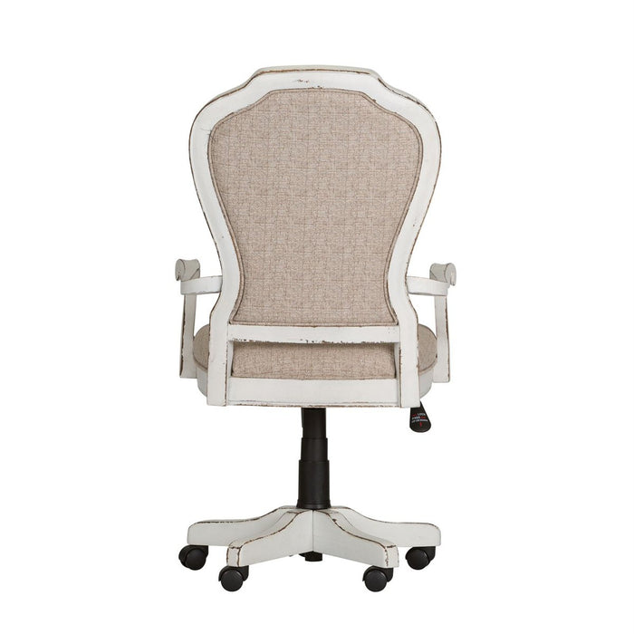Liberty Magnolia Manor Jr Executive Desk Chair in Antique White