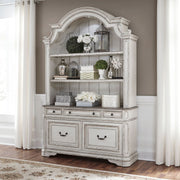 Magnolia Manor Opt Credenza & Hutch image