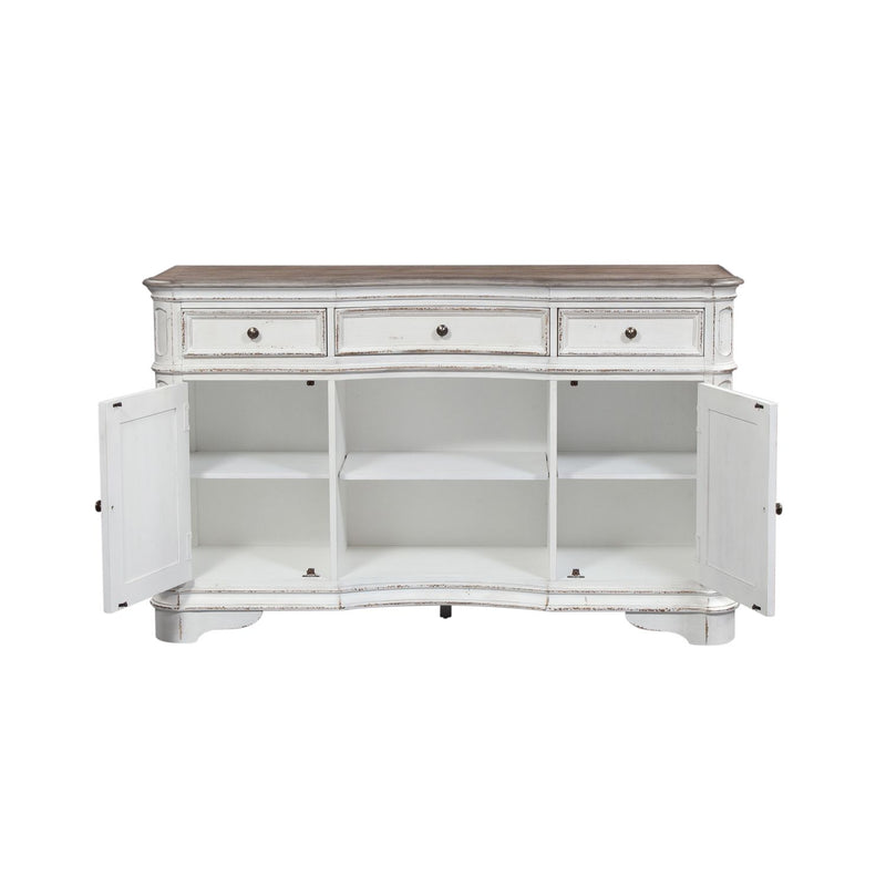 Magnolia Manor Server in Antique White
