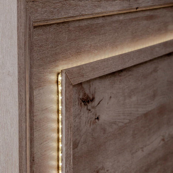 Liberty Furniture Horizons Full Storage Bed with HB Lights in Graystone