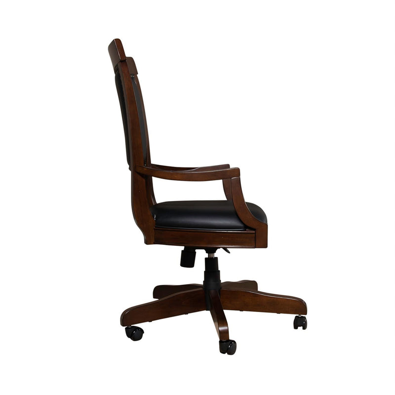 Brayton Manor Jr Executive Desk Chair (RTA) in Cognac
