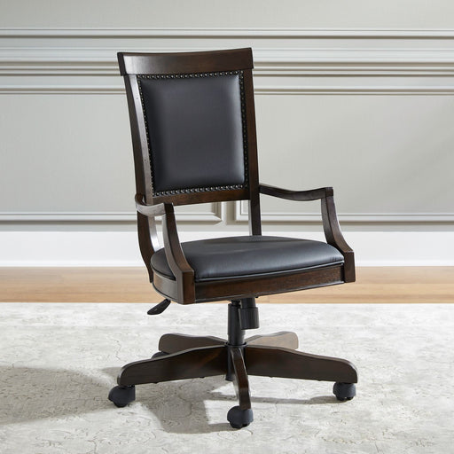 Liberty Brayton Manor Jr Executive Desk Chair (RTA) in Cognac image