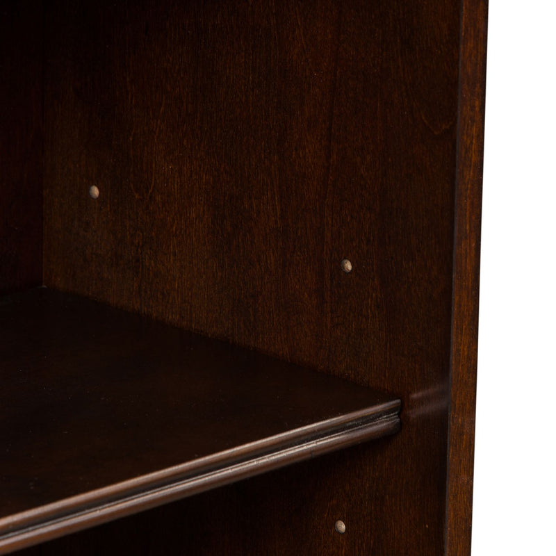 Brayton Manor Jr Executive 72 Inch Bookcase (RTA) in Cognac