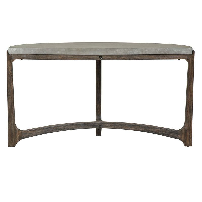 Cascade Sofa Table in Wire Brush Rustic Brown