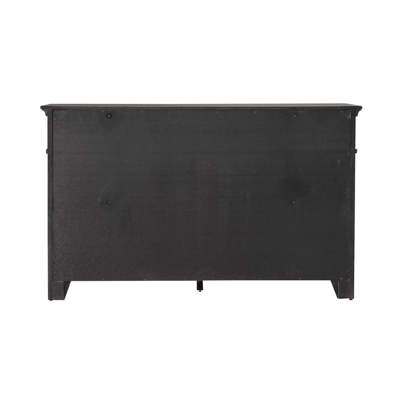 Paradise Valley 8 Drawer Dresser in Saddle Brown