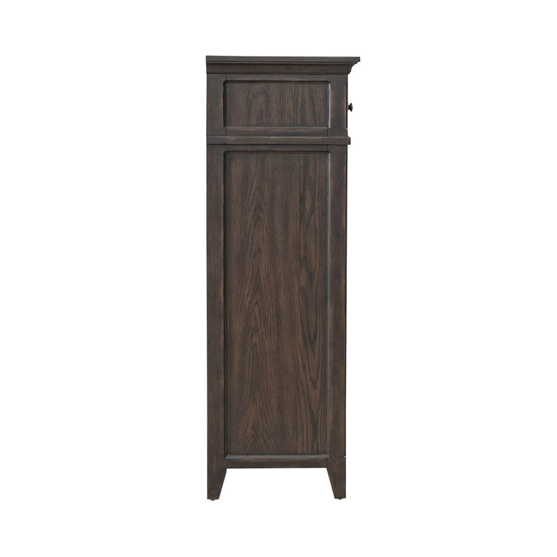 Paradise Valley 5 Drawer Chest in Saddle Brown