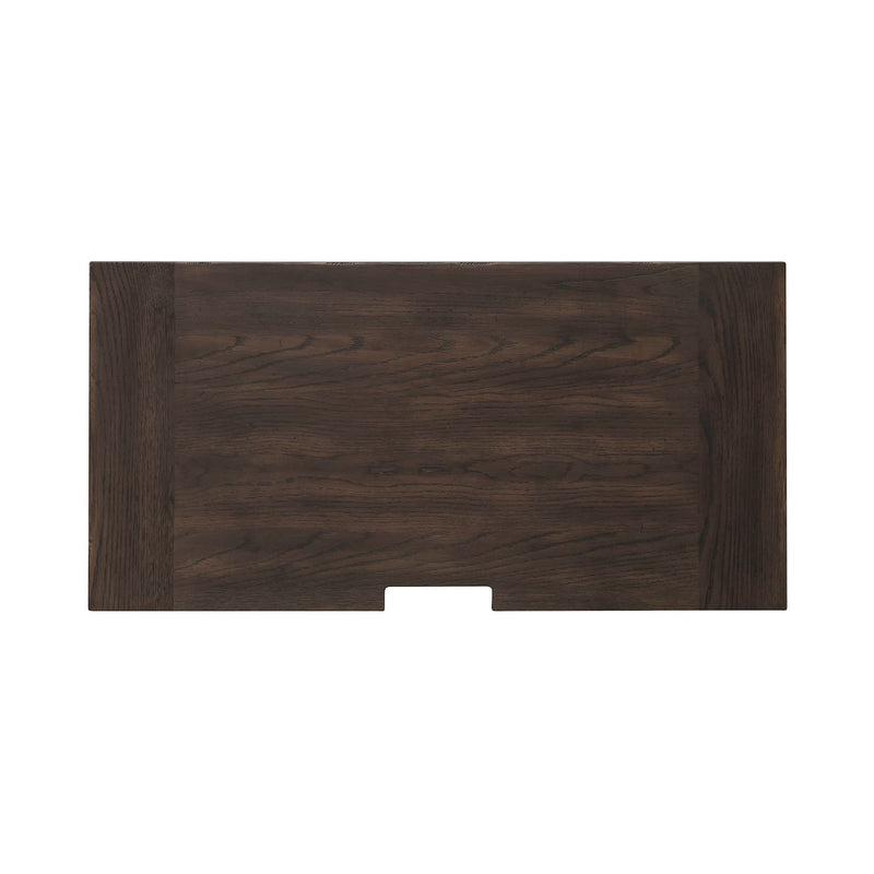 Paradise Valley 2 Door Bedside Chest with Charging Station in Saddle Brown