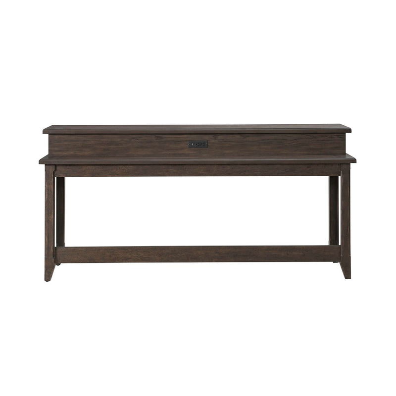 Paradise Valley Console Bar Table in Saddle Brown