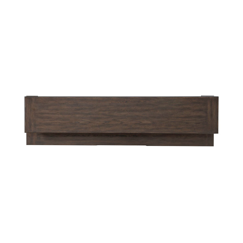 Paradise Valley Console Bar Table in Saddle Brown