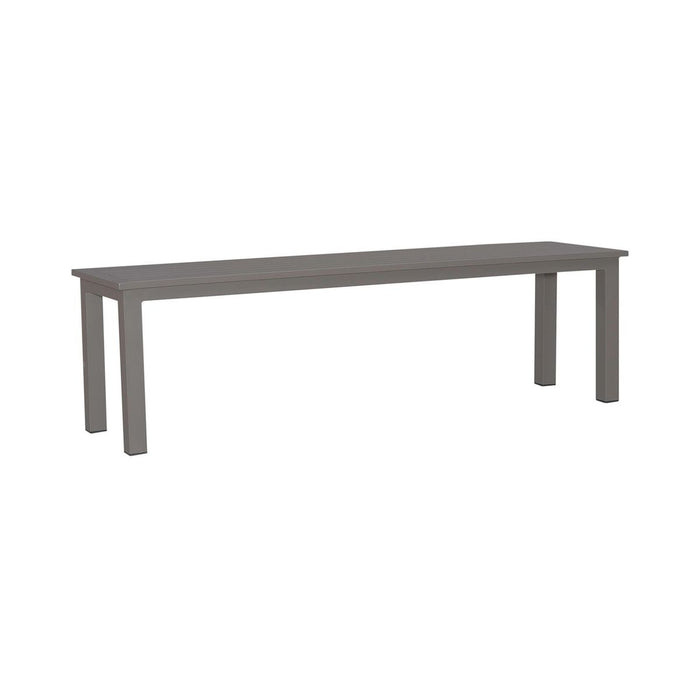 Liberty Furniture Plantation Key Outdoor Dining Bench in Granite image