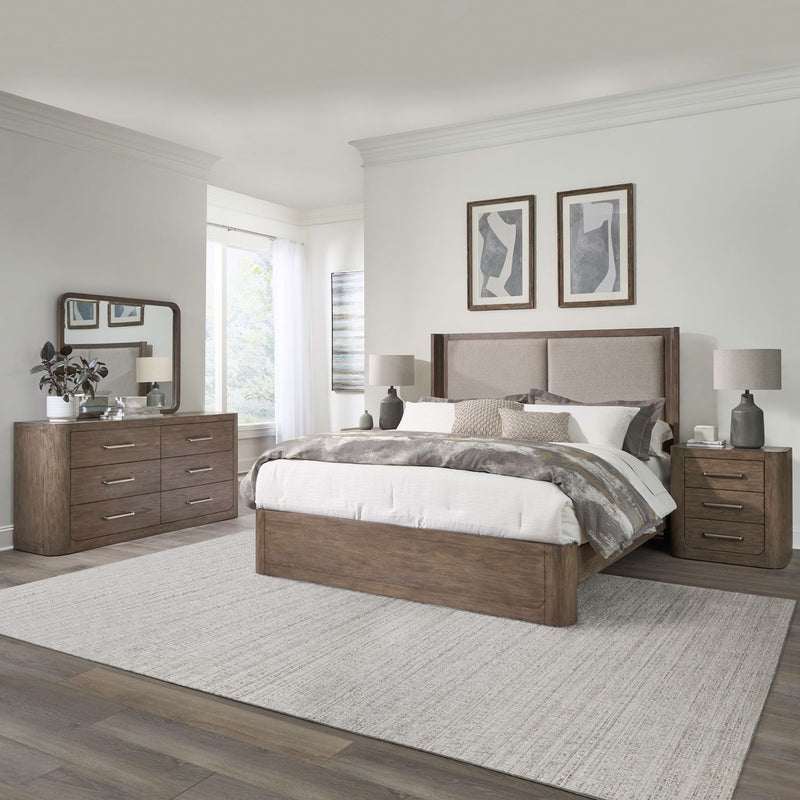 South Bend Queen Shelter Bed, Dresser & Mirror, Night Stand image
