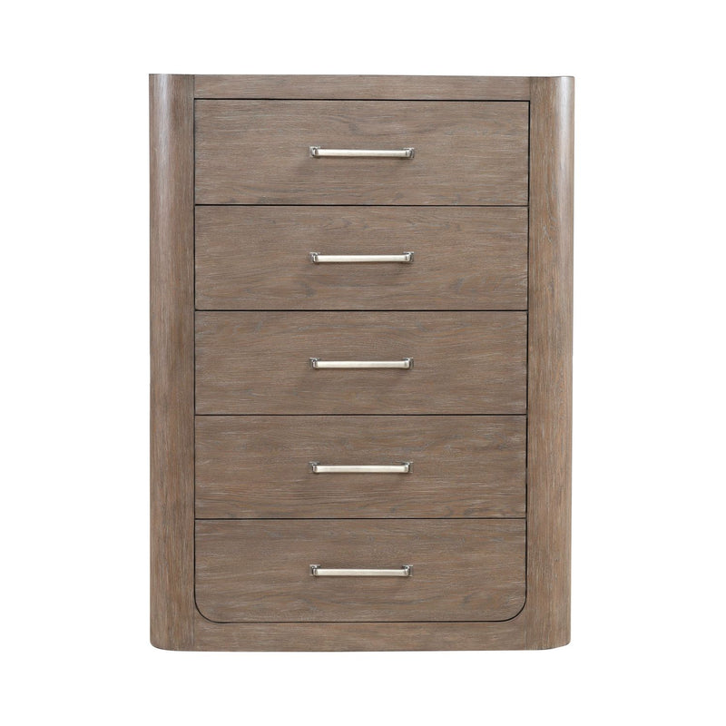 South Bend 5 Drawer Chest in Burnished Clay