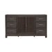 Liberty Furniture Modern Edge 2 Door 6 Drawer Dresser in Caffe image