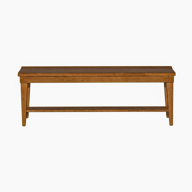 Hearthstone Bench in Rustic Oak