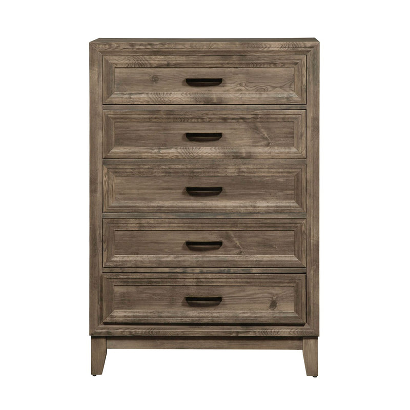 Ridgecrest 5 Drawer Chest in Cobblestone