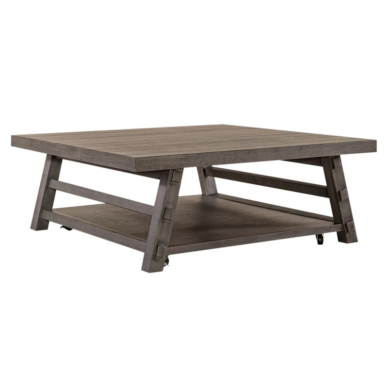 Modern Farmhouse Oversized Square Cocktail Table