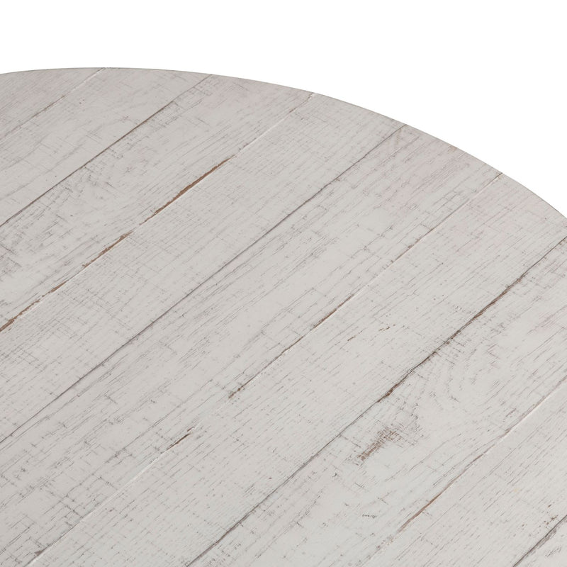 Modern Farmhouse Drum Cocktail Table