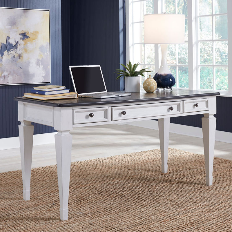 Allyson Park Writing Desk in Wirebrushed White image