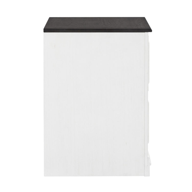 Allyson Park Bunching Lateral File Cabinet in Wirebrushed White