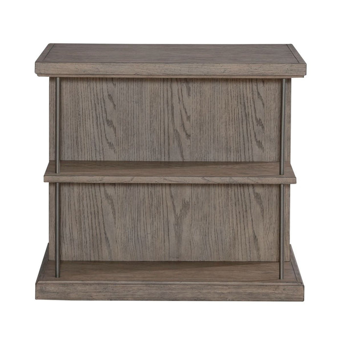 Liberty Furniture City Scape End Table in White Oak Veneers