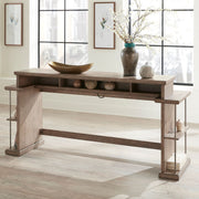 City Scape Console Bar Table in White Oak Veneers image