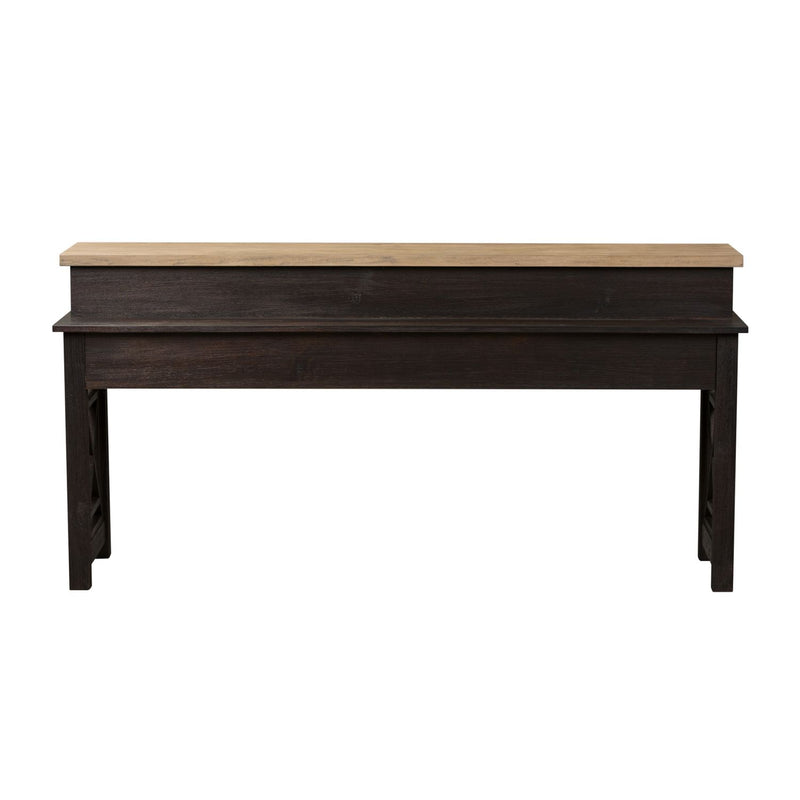 Heatherbrook Console Bar Table in Charcoal and Ash