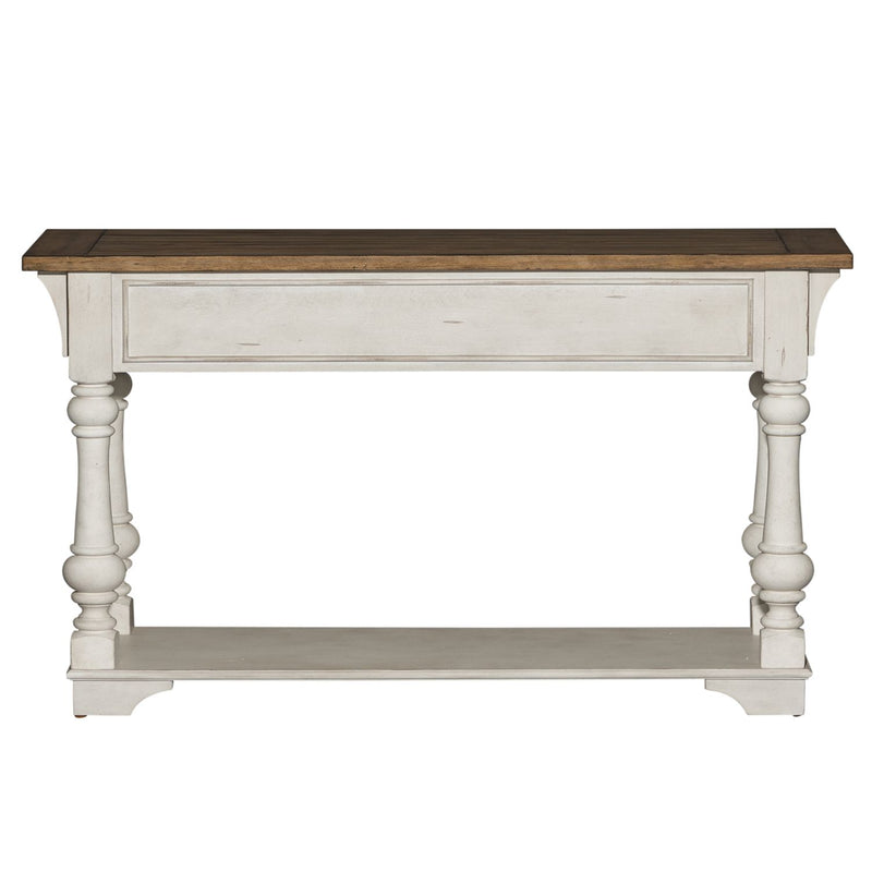 Morgan Creek Sofa Table in Antique White