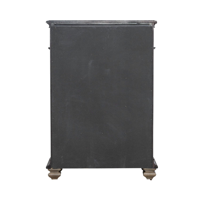 Carlisle Court 5 Drawer Chest in Chestnut with Dusty Wax