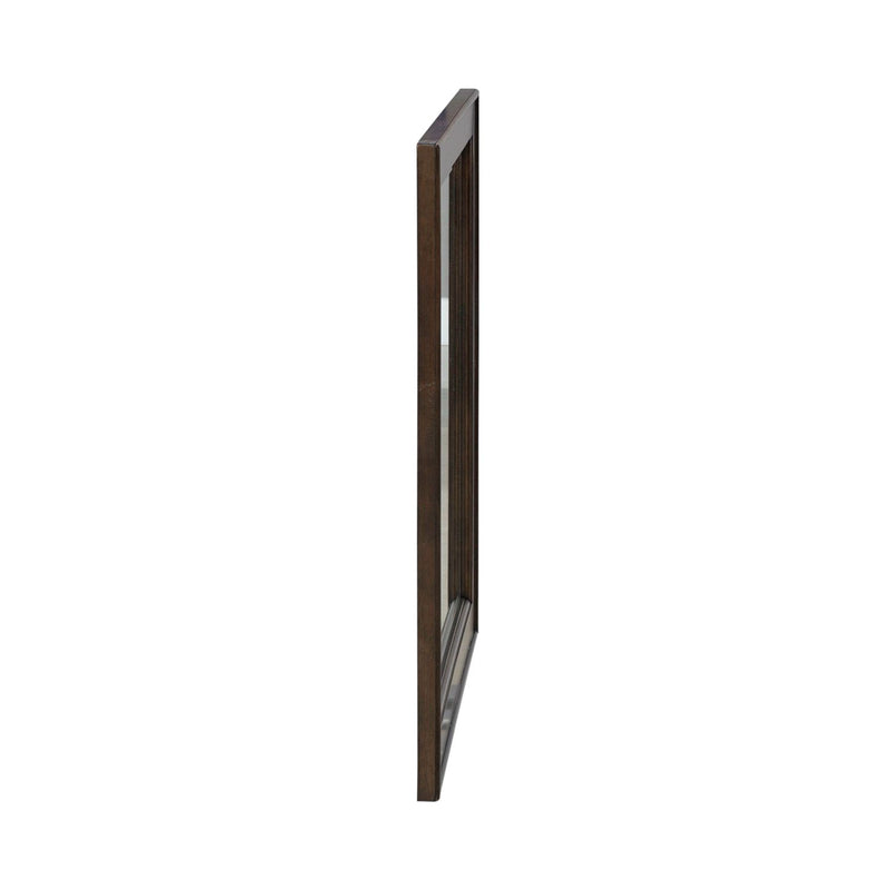Arden Road Landscape Mirror in Satin Cherry