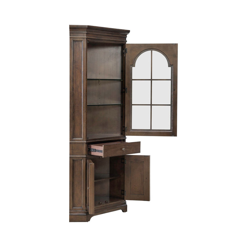 Arden Road Corner Cabinet in Satin Cherry