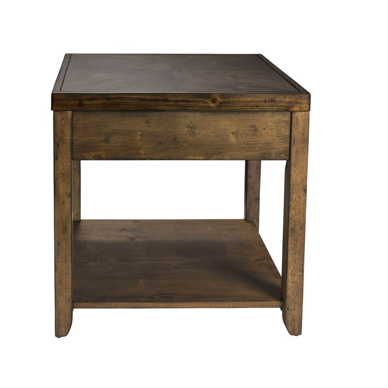 Mitchell End Table in Brown