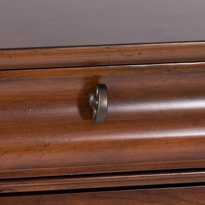 Rustic Traditions Queen Sleigh Bed, Dresser & Mirror