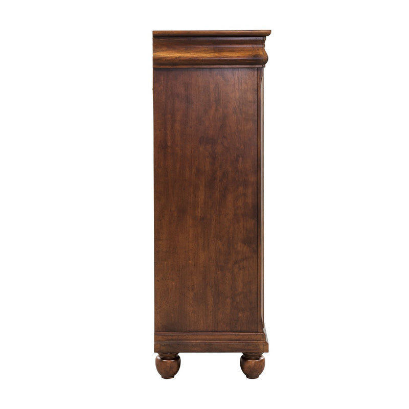 Rustic Traditions 5 Drawer Chest in Rustic Cherry