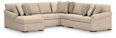 LadyMae Sectional with Chaise - Vicars Furniture (McAlester, OK)
