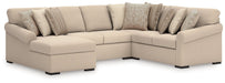 LadyMae Sectional with Chaise - Vicars Furniture (McAlester, OK)