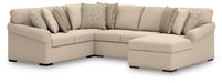 LadyMae Sectional with Chaise - Vicars Furniture (McAlester, OK)