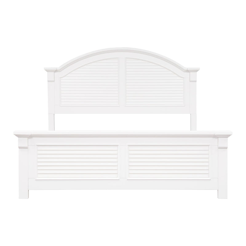 Summer House I Queen Panel Bed, Dresser & Mirror, Night Stand