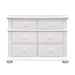 Liberty Furniture Summer House 6 Drawer Dresser in Oyster White image